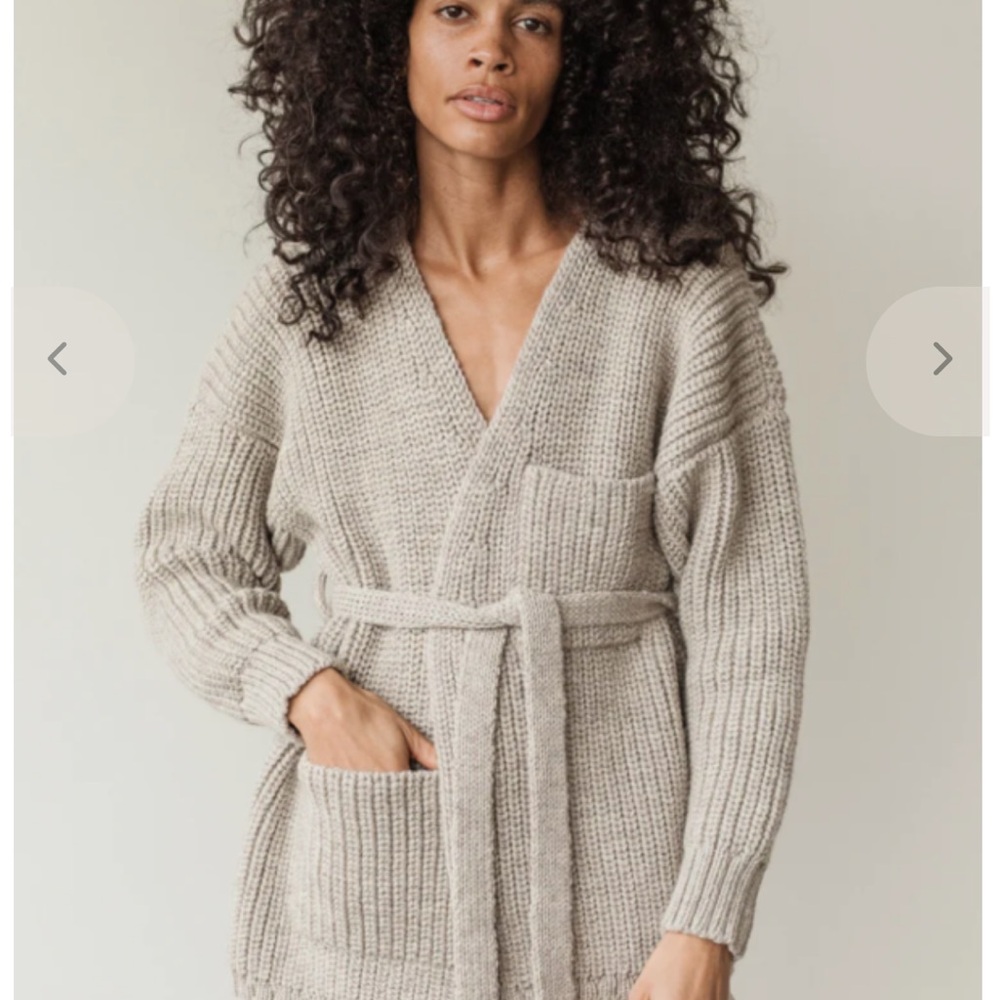 First Rite Sweater Coat - Undyed Fog